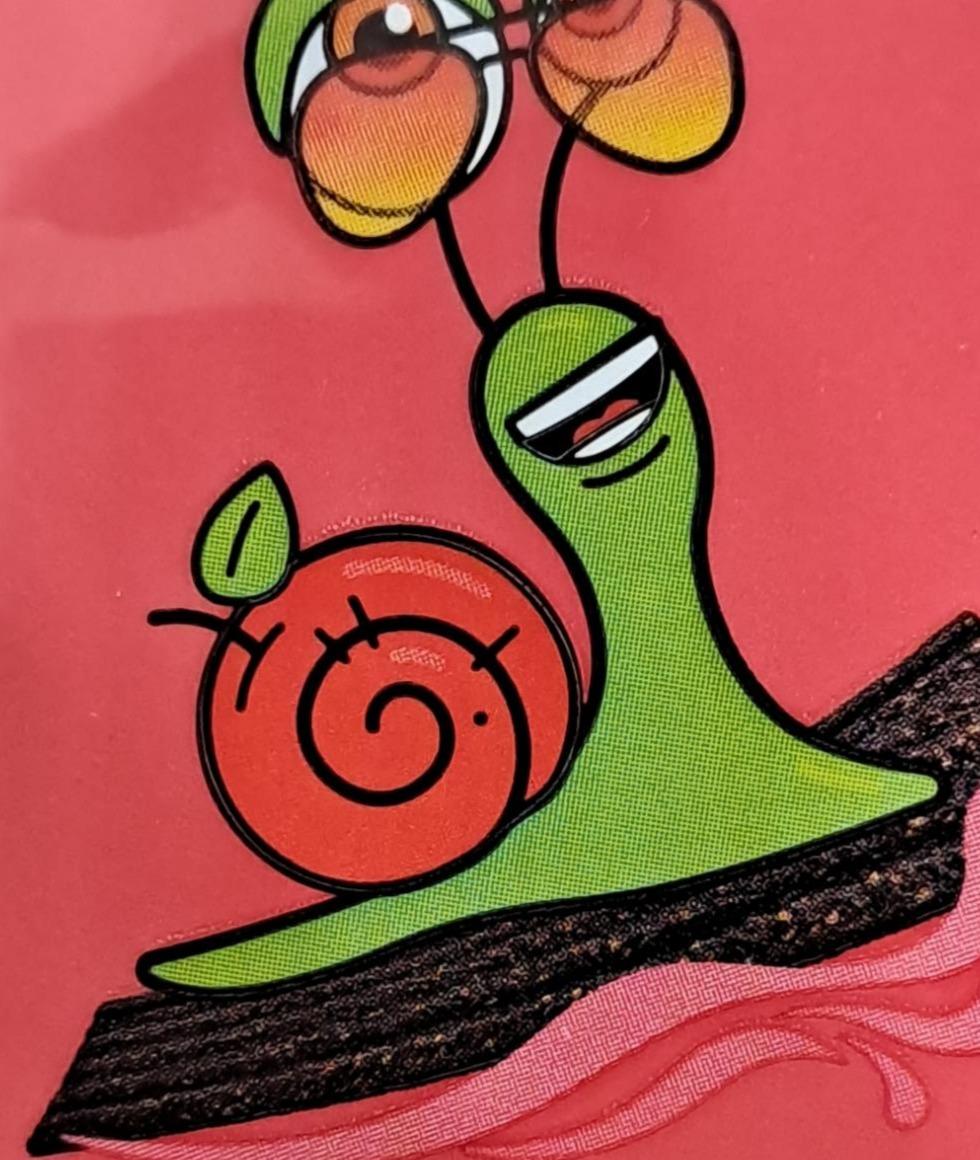 Фото - Stripe яблуко-полуниця Bob snail