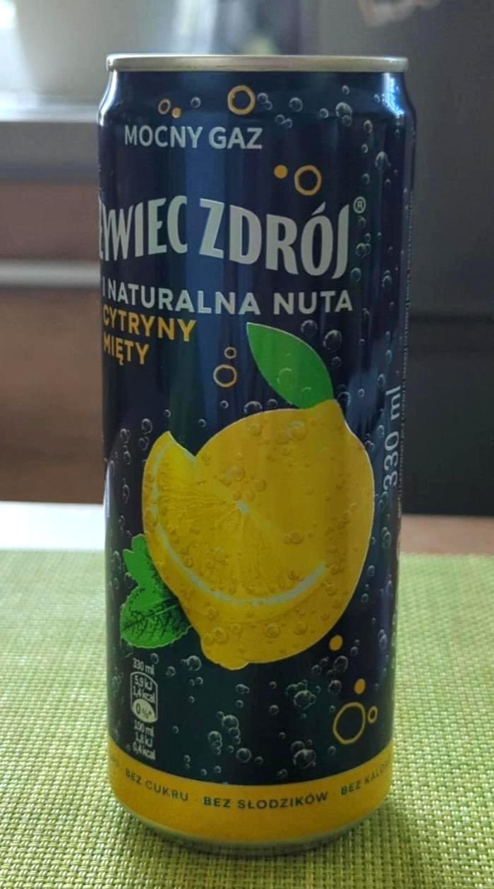 Фото - Напій безалкогольний без цукру Cytryna Mięta Żywiec Zdrój