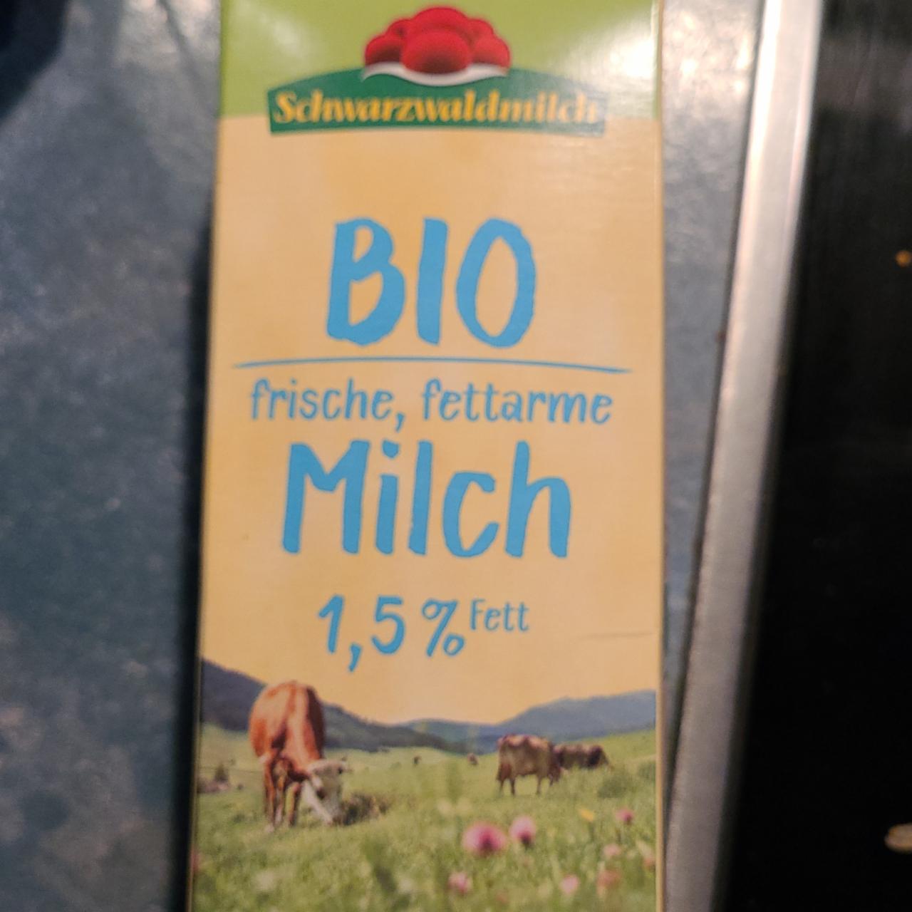 Фото - Молоко нежирне 1.5% Bio Milch Schwarzwaldmilch