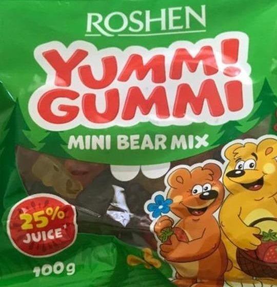 Фото - Цукерки желейні Yummi Gummi Mini Bear Mix Roshen