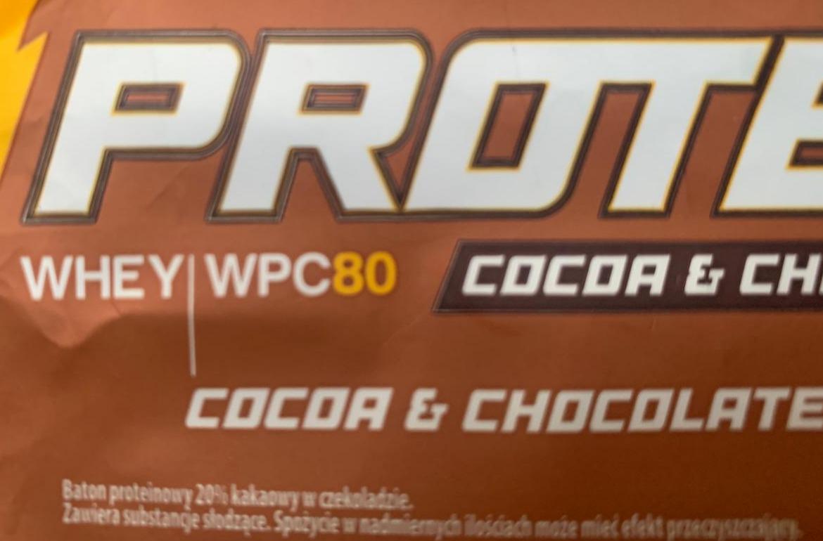 Фото - Baton proteinowy 20% kakaowy w czekoladzie Lidl
