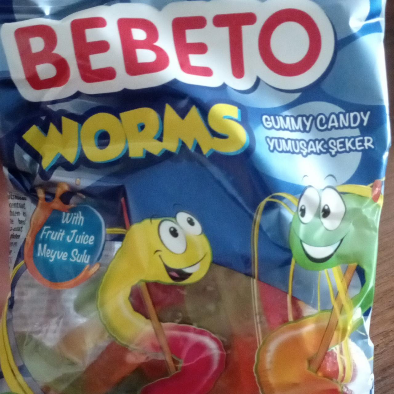 Фото - Жувальні цукерки Worms Bebeto