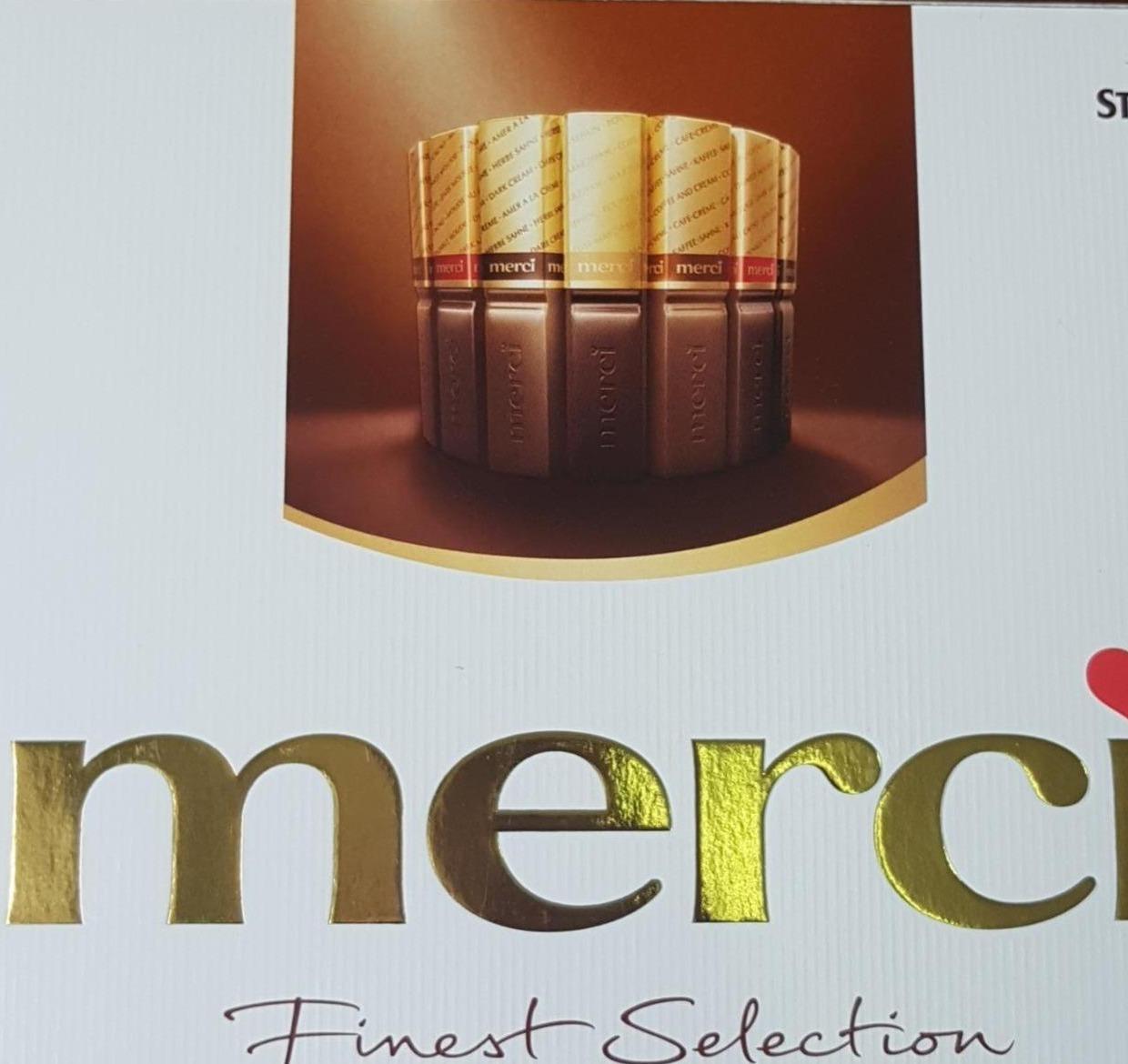 Фото - Цукерки 4 сорти гіркого шоколаду Merci