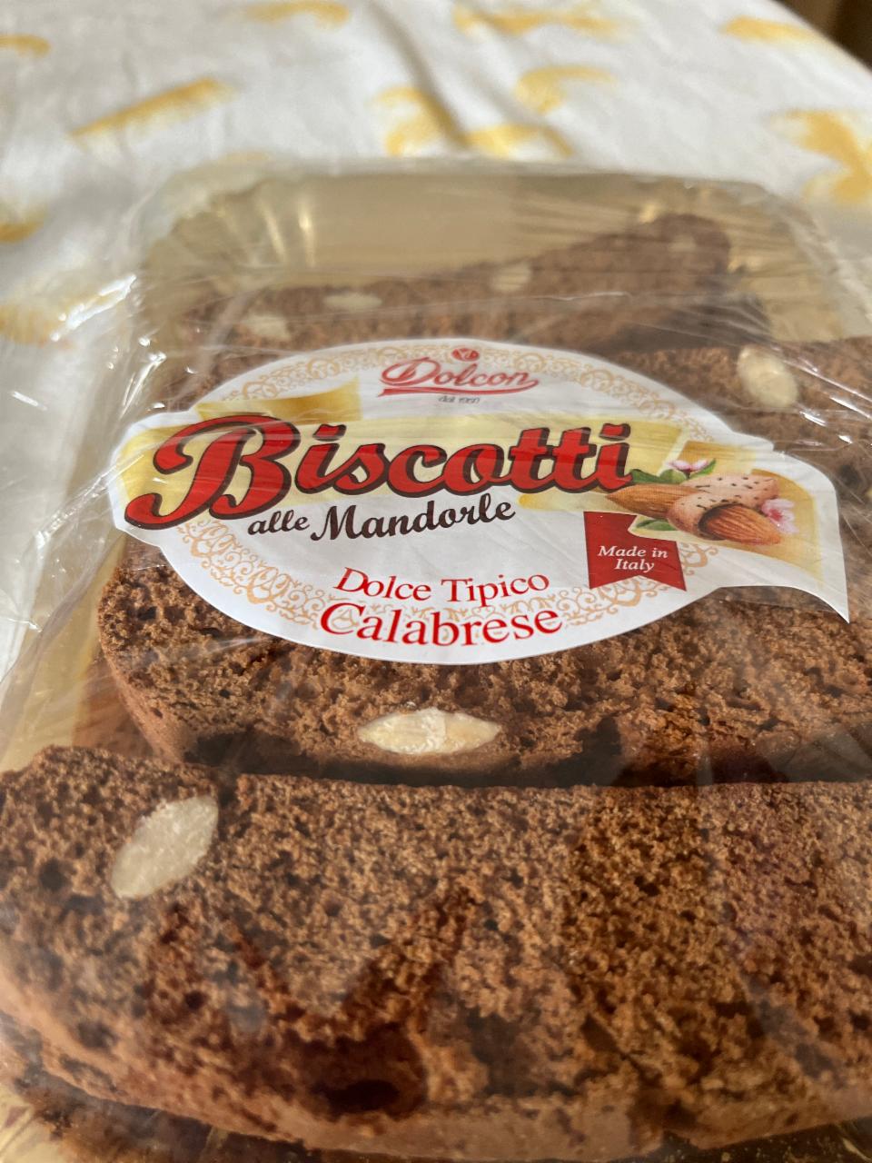 Фото - Печиво мигдальне з медом і какао Biscotti Dolcon