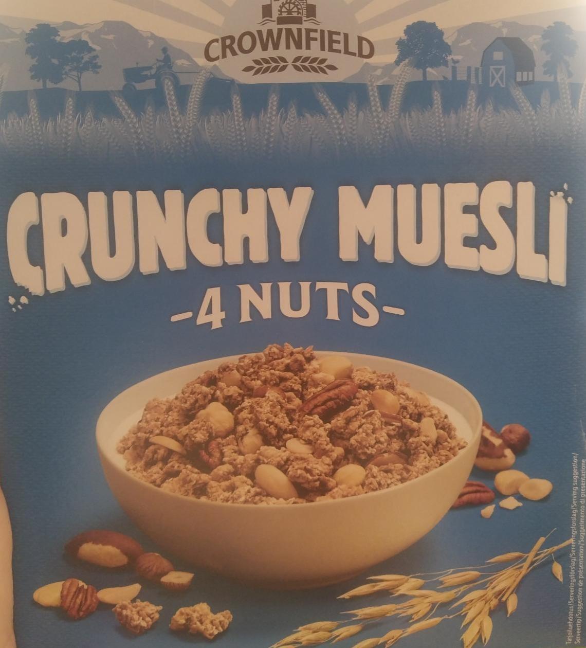 Фото - Crunchy Muesli 4 nuts Crownfield